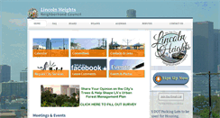 Desktop Screenshot of lincolnheightsnc.org